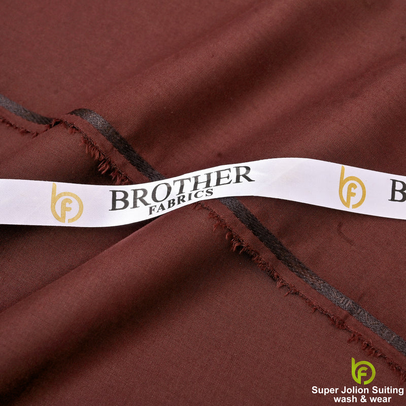 Super Jolion Wash & Wear Suiting Fabric – Mahogany