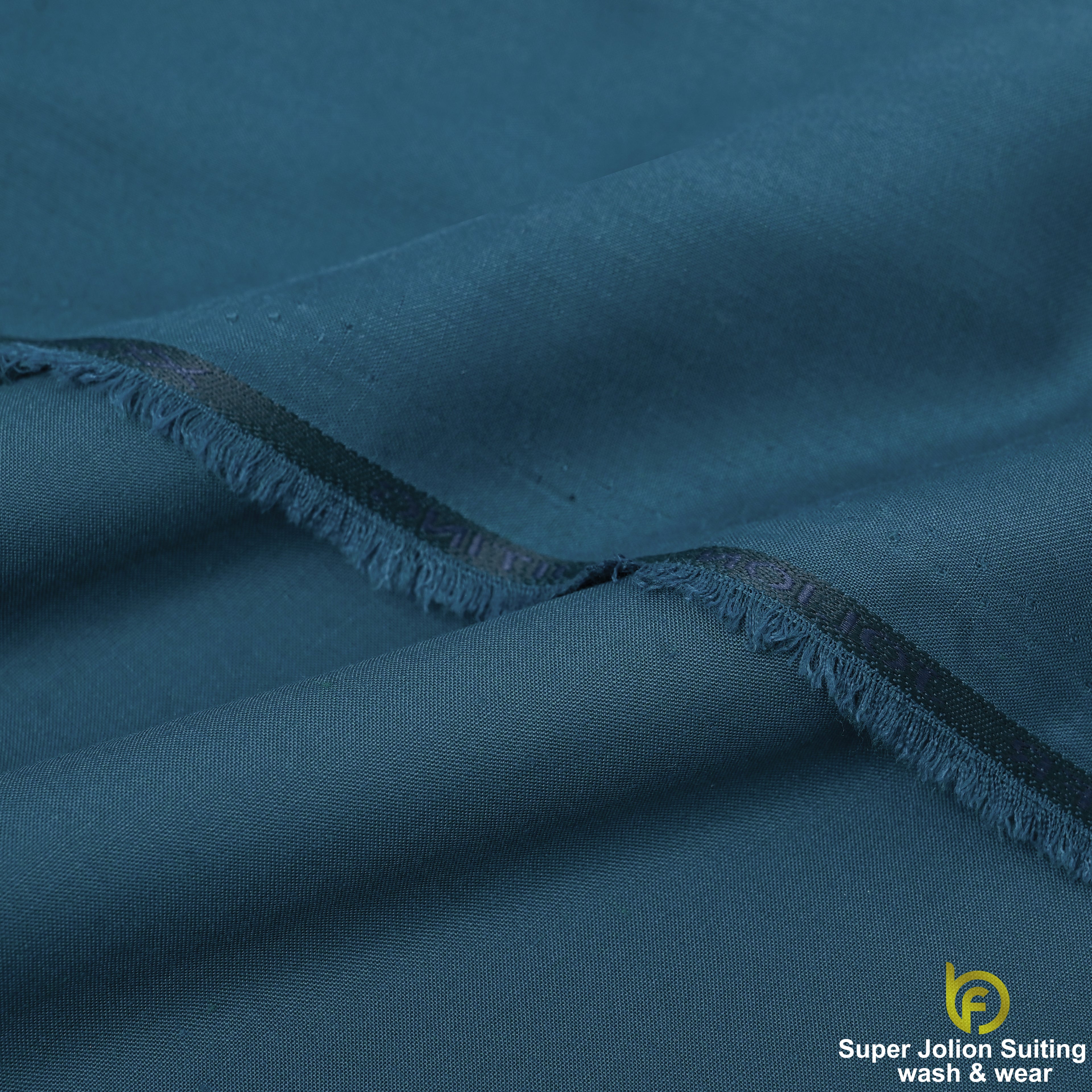 Super Jolion Wash & Wear Suiting Fabric – Petrol Blue