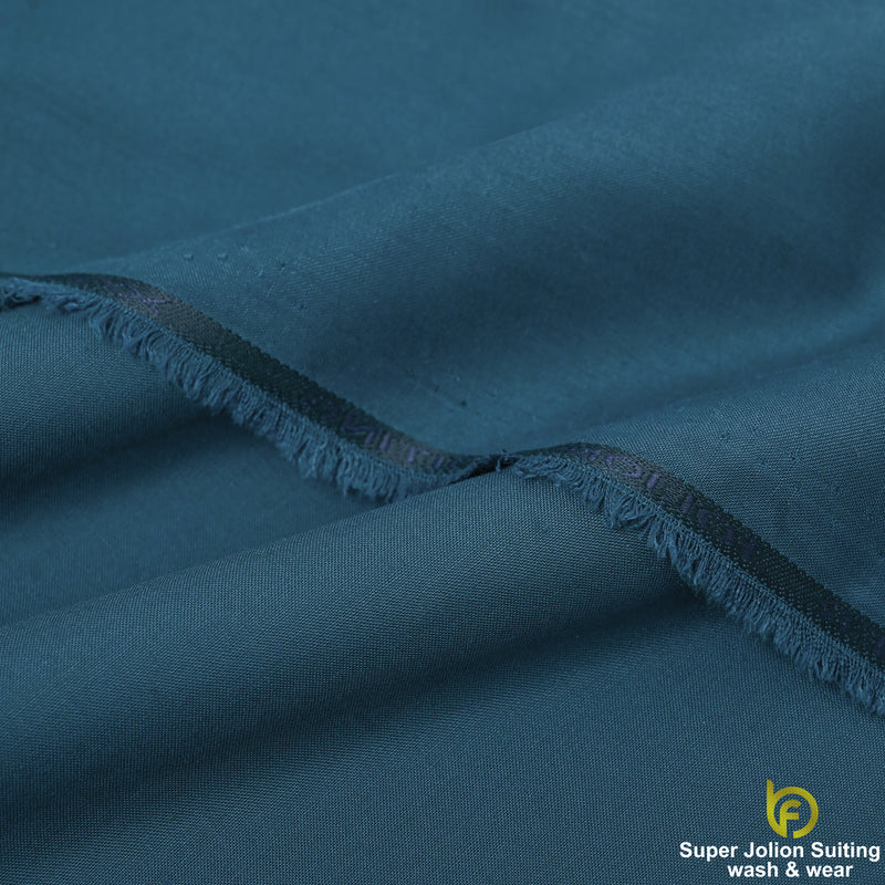 Super Jolion Wash & Wear Suiting Fabric – Petrol Blue