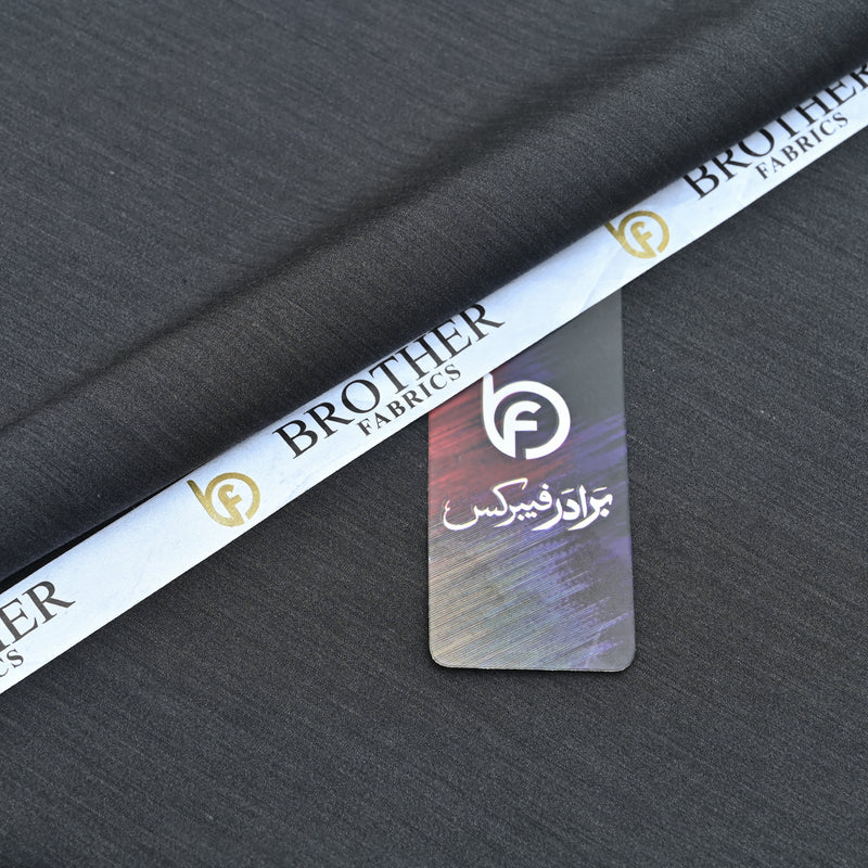 Premium Charcoal Black Fabric | Brother Fabrics