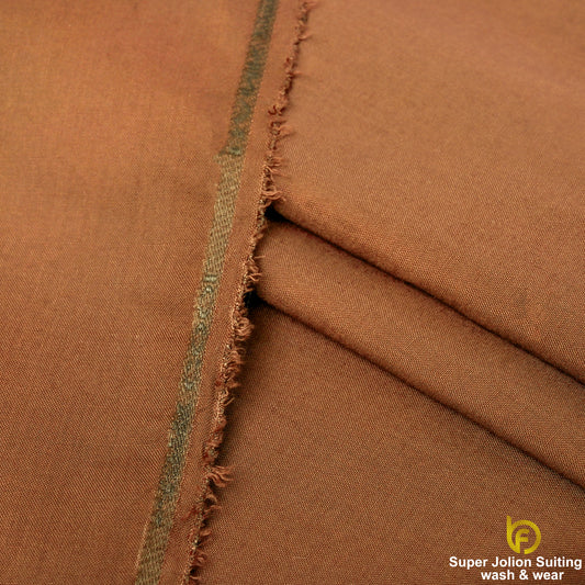 Super Jolion Wash & Wear Suiting Fabric – Camel Brown