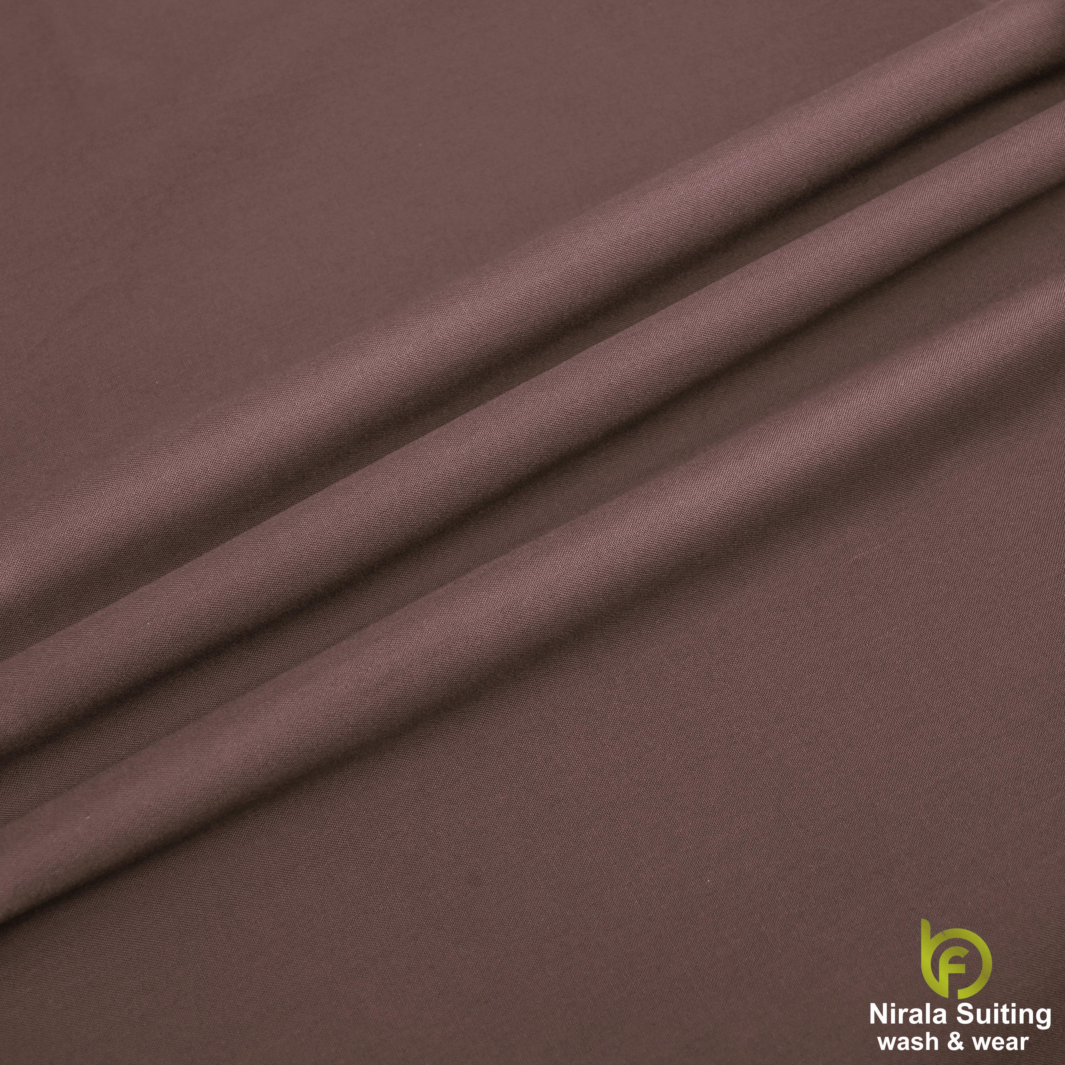 Brother Fabrics Nirala Gold – Walnut Brown | Premium Wash & Wear Fabric