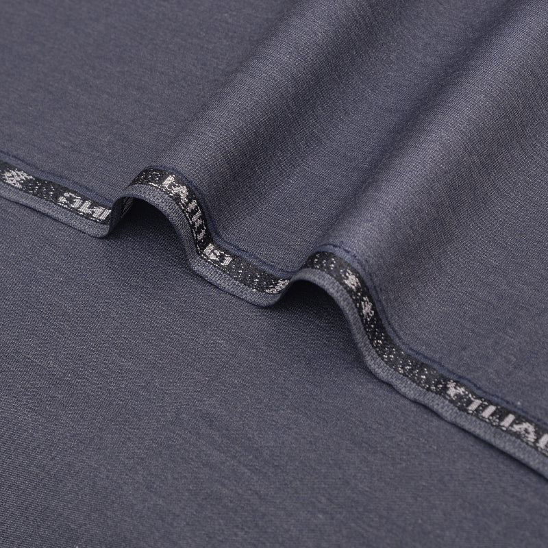 Obal Premium Dark Steel Blue Unstitched Men’s Suiting Fabric