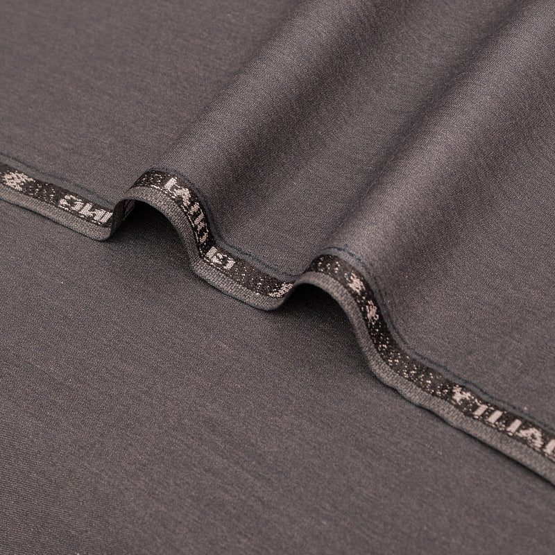 Brother Fabrics Premium Dark Charcoal Grey Unstitched Men’s Suiting Fabric
