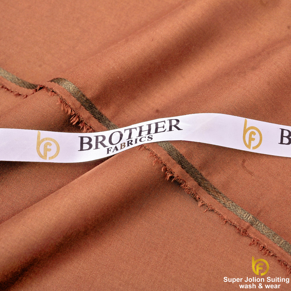 Super Jolion Wash & Wear Suiting Fabric – Cinnamon Brown