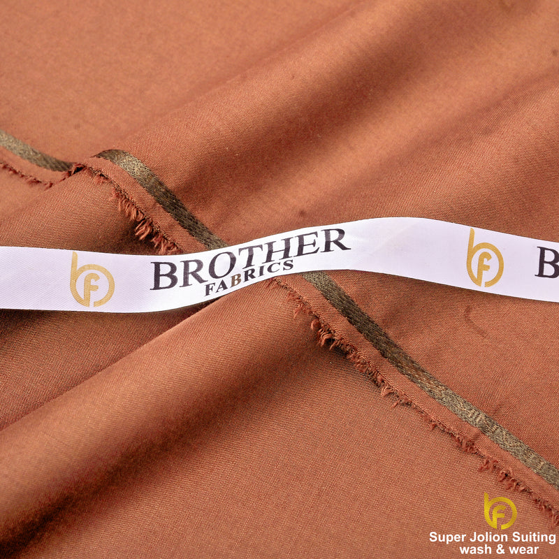 Super Jolion Wash & Wear Suiting Fabric – Cinnamon Brown