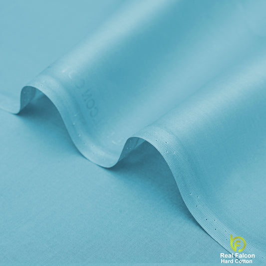 Real Falcon Hard Cotton Fabric – Premium Sky Blue Water-Resistant Cotton Blend