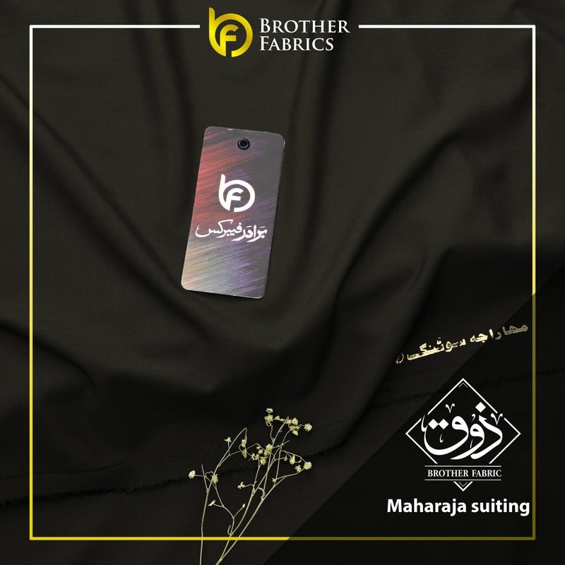 Maharaja Suiting Brother Fabrics – Regal Ony x Black