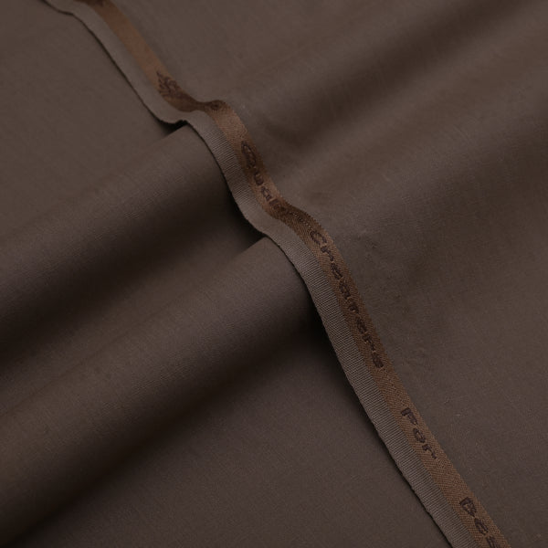 Classic Dark Mocha Unstitched Wash & Wear Fabric for Men’s Suits-8