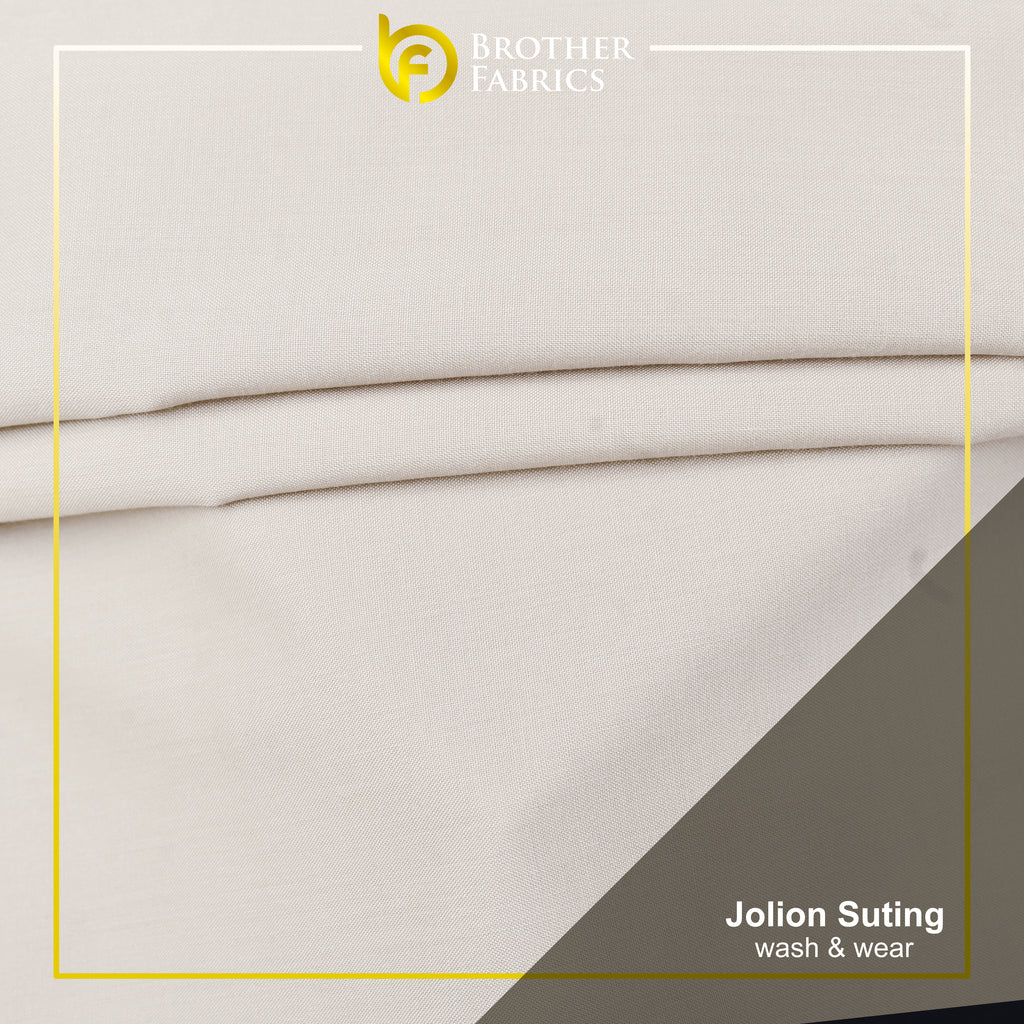 Brother Fabrics Jolion Suiting Wash & Wear – Ivory White