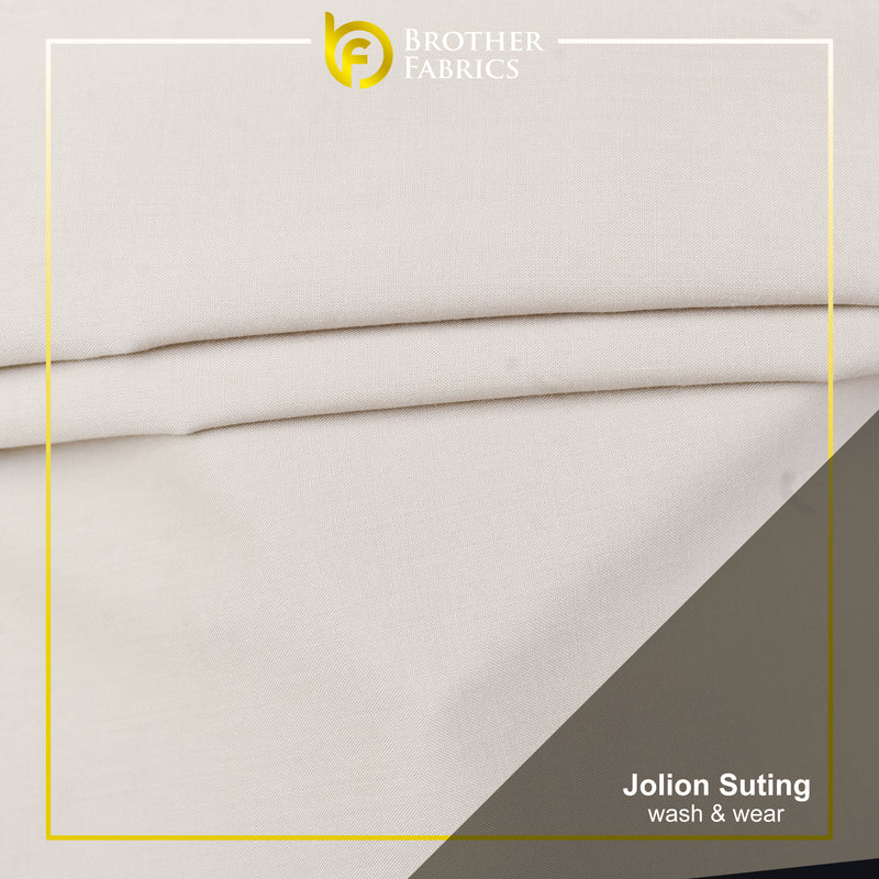 Brother Fabrics Jolion Suiting Wash & Wear – Ivory White