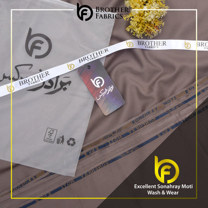 Brother Fabrics Excellent Sonahray Moti Wash & Wear – Dusty Walnut
