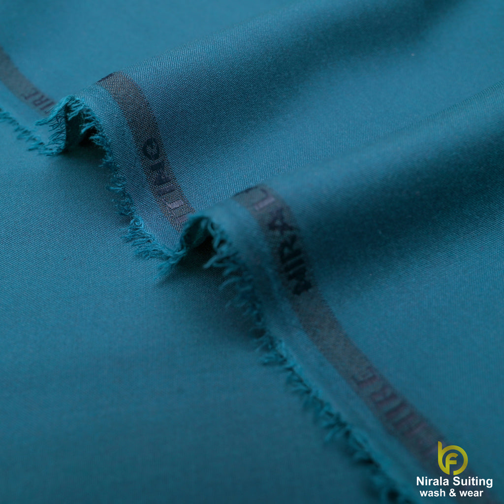 Brother Fabrics Nirala Gold – Emerald Teal | Premium Wash & Wear Fabric