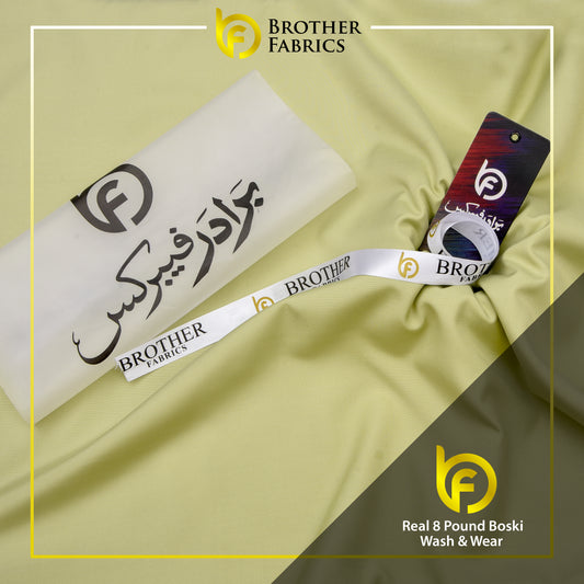 Premium Soft Olive Real 8 Pound Boski Wash & Wear Fabric | Brother Fabrics