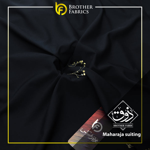 Maharaja Suiting – Brother Fabrics Imperial Midnight Black