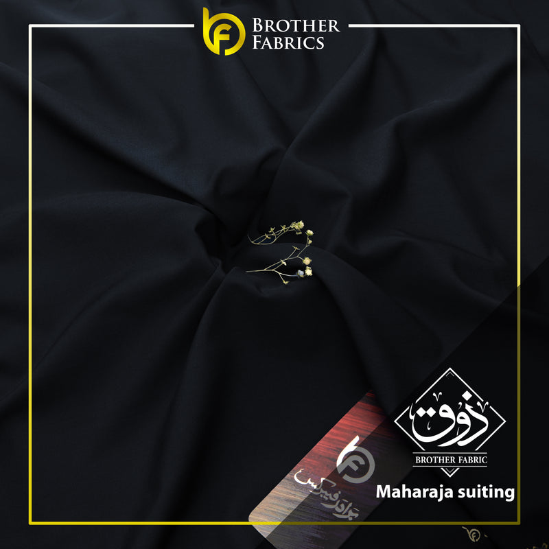 Maharaja Suiting – Brother Fabrics Imperial Midnight Black