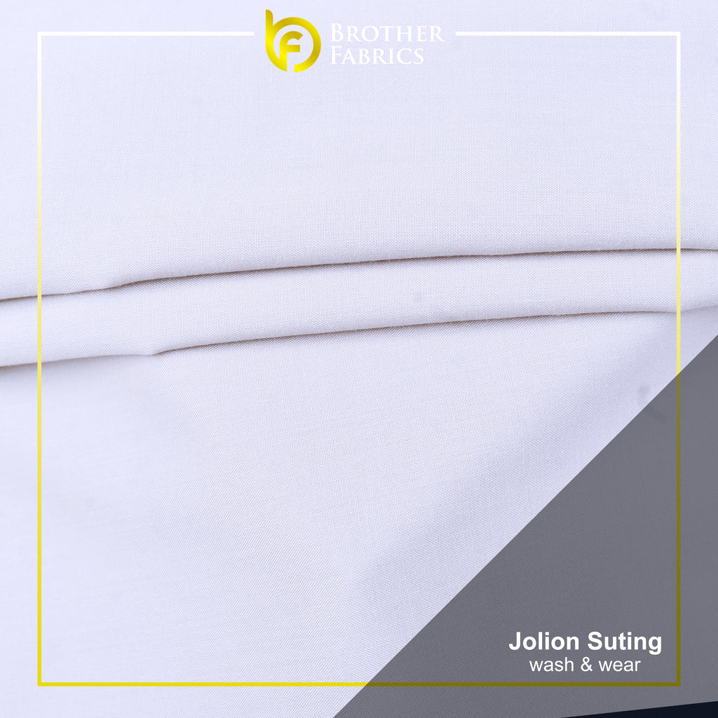 Brother Fabrics Jolion Suiting Wash & Wear – Classic White