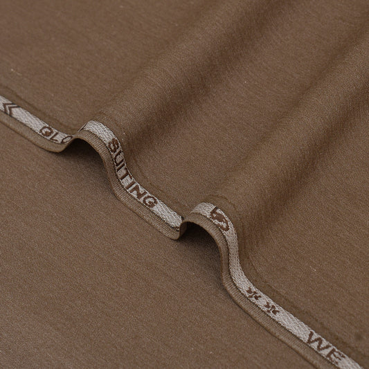 Premium Earthy Bronze Unstitched Men’s Suiting Fabric