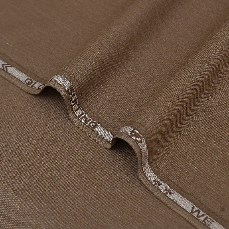 Premium Earthy Bronze Unstitched Men’s Suiting Fabric