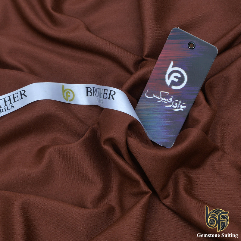 Gemstone Brown Suiting – Premium Formal Fabric-3