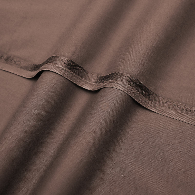 Classic Medium Coffee Brown Unstitched Wash & Wear Fabric for Men’s Suits-4