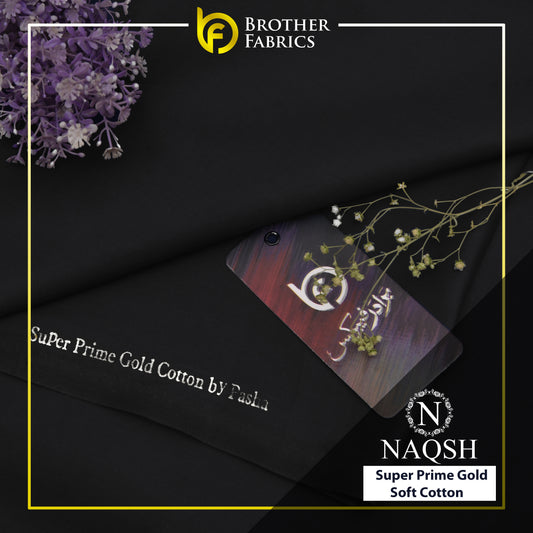 Super Prime Gold Soft Cotton – Midnight Black
