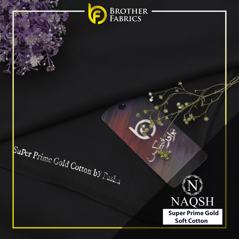 Super Prime Gold Soft Cotton – Midnight Black