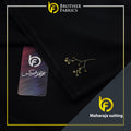 Aqua Black Premium Maharaja Suiting | Brother Fabrics