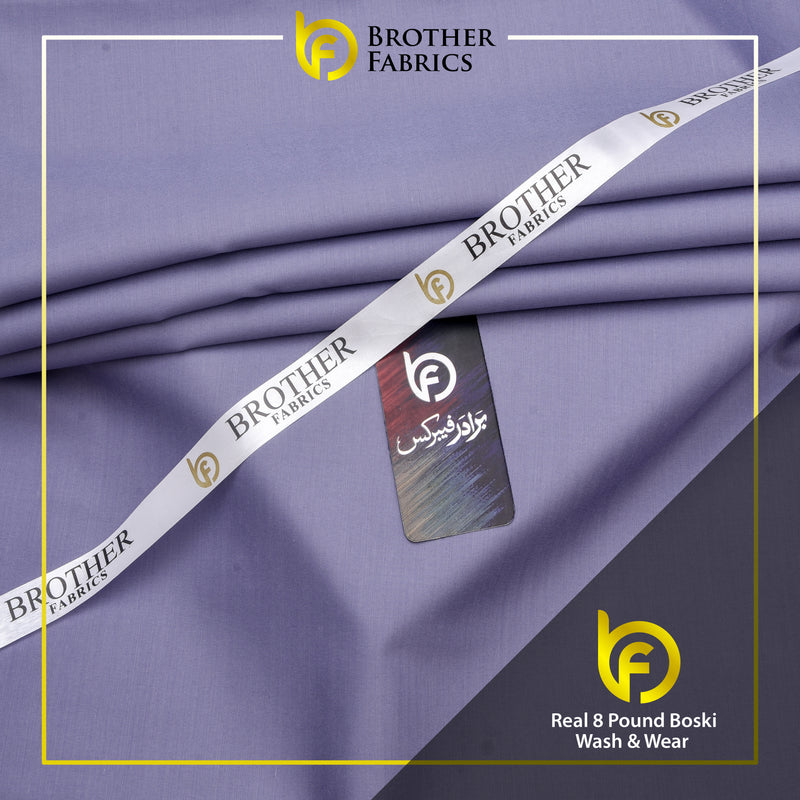 Muted Purple Real 8 Pound Boski Wash & Wear Fabric | Brother Fabric