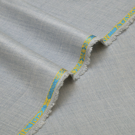 Sonata Premium Textured Steel Grey Unstitched Men’s Suiting Fabric