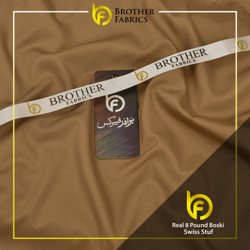 Camel Brown Real 8 Pound Boski Swiss Stuff Fabric | Brother Fabrics