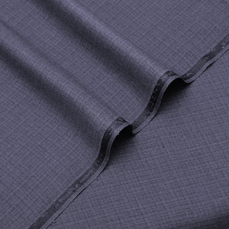 Premium Textured Charcoal Grey Unstitched Men’s Suiting Fabric