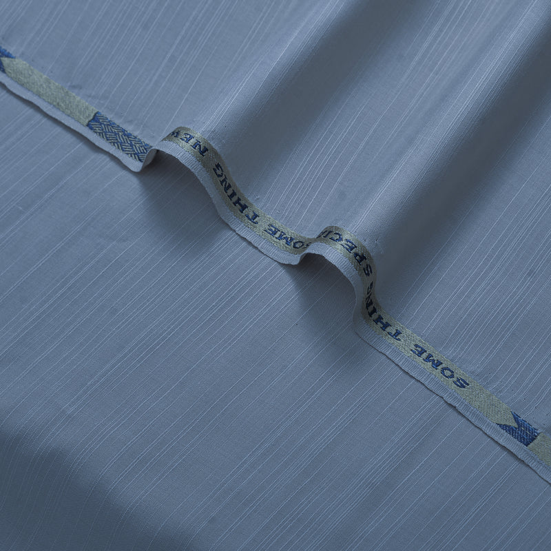 Premium Steel Blue Textured Fabric | Brother Fabrics-3