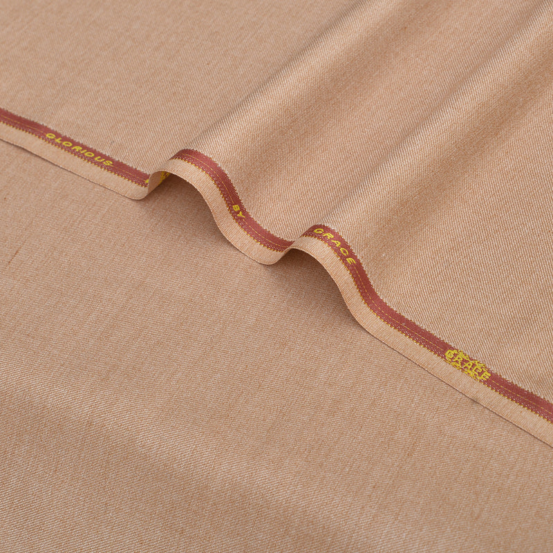 Grace Glorious Premium Warm Beige Unstitched Men’s Suiting Fabric
