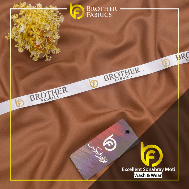 Brother Fabrics Excellent Sonahray Moti – Rustic Copper Wash & Wear Fabric
