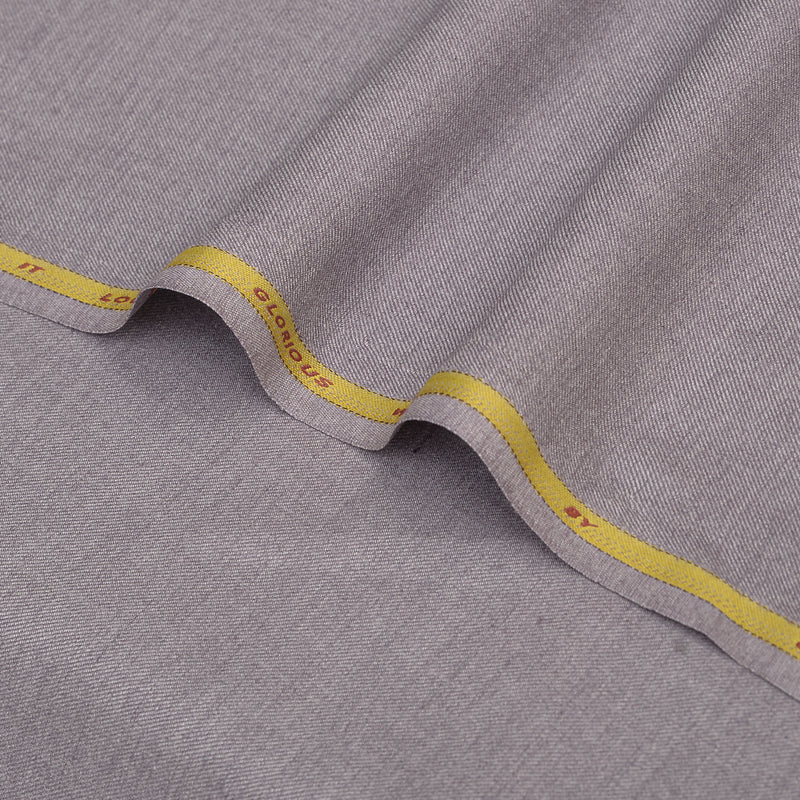 Glorious Collection Premium Soft Grey Unstitched Men’s Suiting Fabric