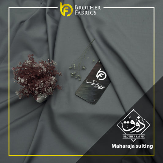 Maharaja Suiting Brother Fabrics – Steel Mist