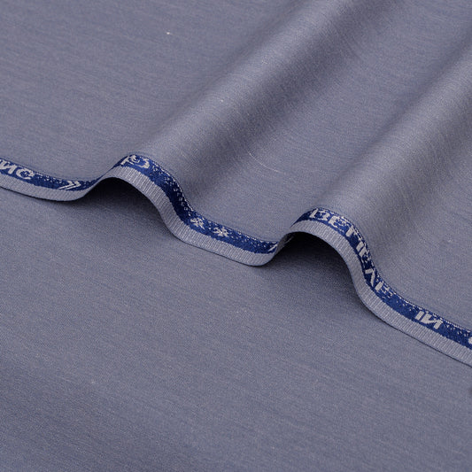 Obal Premium Dusty Slate Grey Unstitched Men’s Suiting Fabric