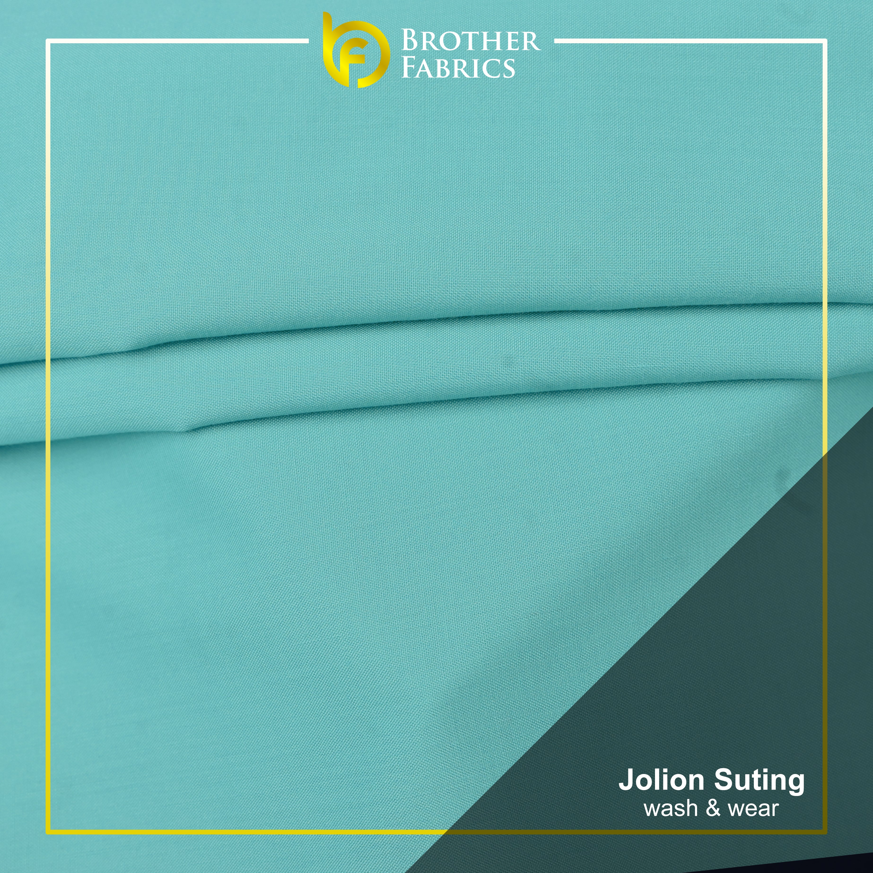 Brother Fabrics Jolion Suiting Wash & Wear – Aqua Blue