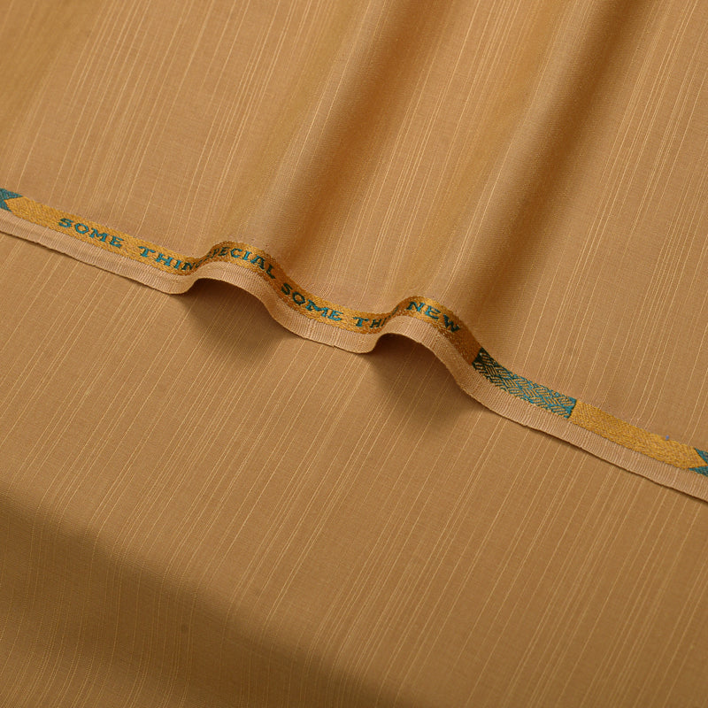 Premium Caramel Brown Textured Fabric | Brother Fabrics-5