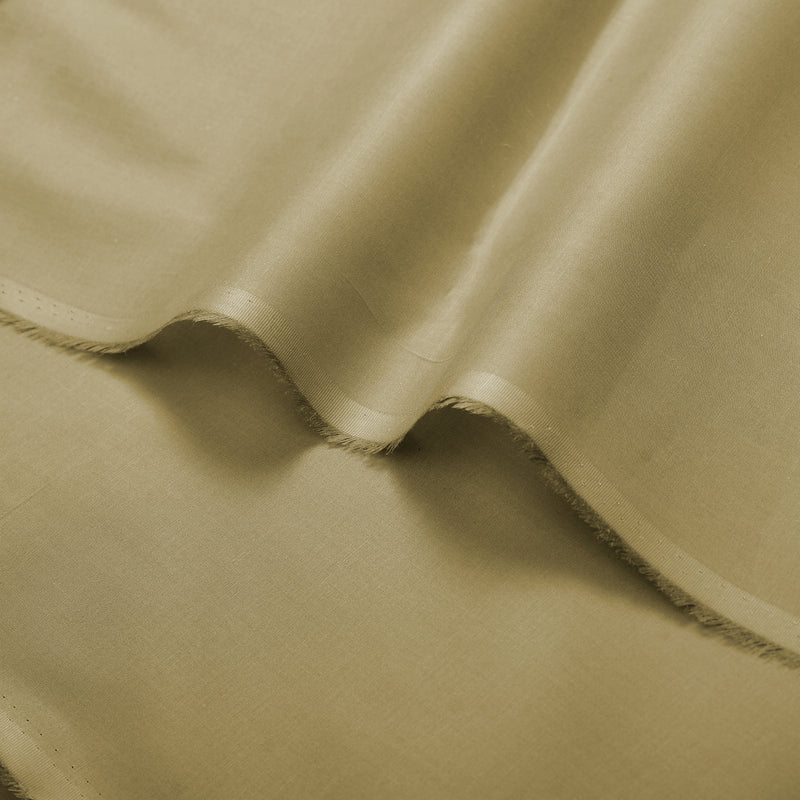 Classic Khaki Beige Unstitched Wash & Wear Fabric for Men’s Suits-9