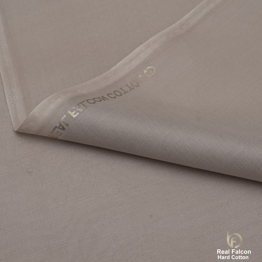 Real Falcon Hard Cotton Fabric – Premium Taupe/Grey Shade