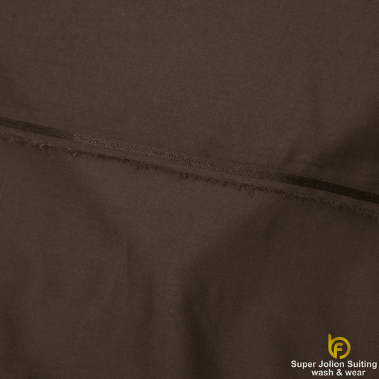 Super Jolion Wash & Wear Suiting Fabric – Chocolate Brown