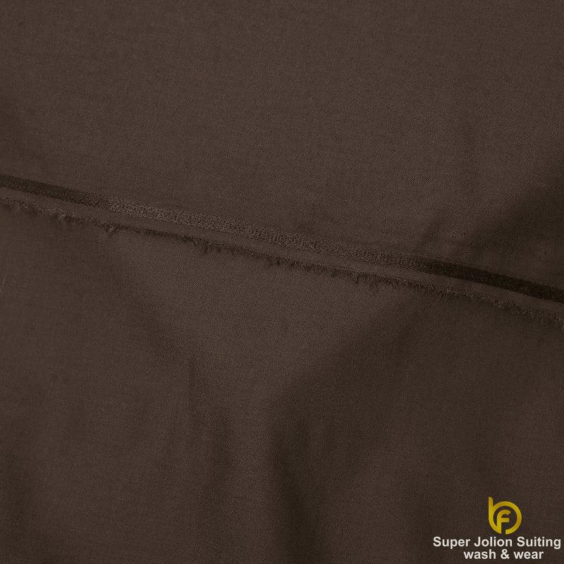 Super Jolion Wash & Wear Suiting Fabric – Chocolate Brown