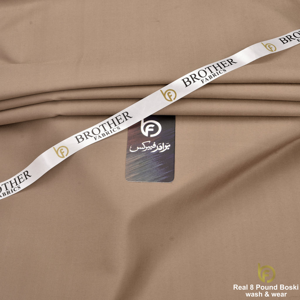 Desert Taupe Real 8 Pound Boski Wash & Wear Fabric | Brother Fabrics