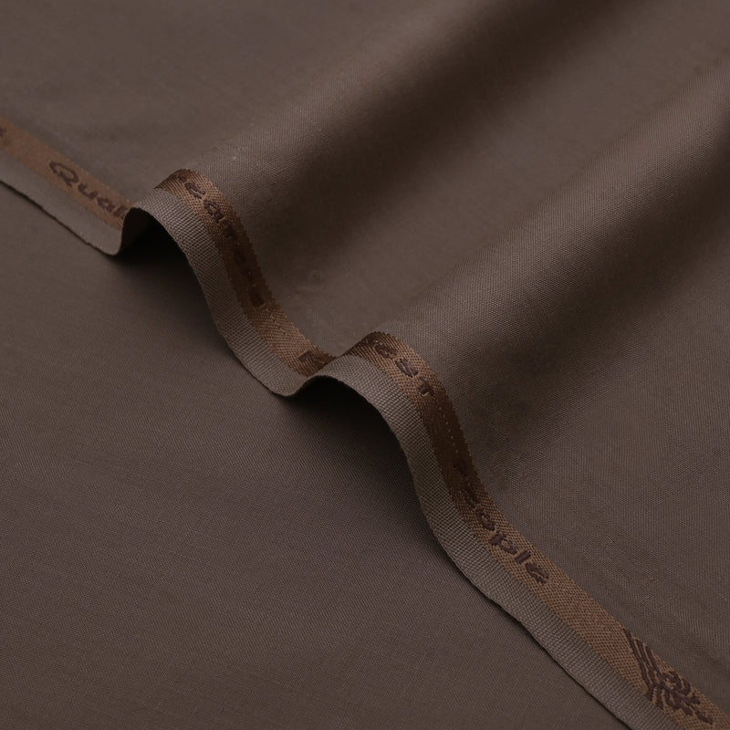Classic Dark Mocha Unstitched Wash & Wear Fabric for Men’s Suits-8