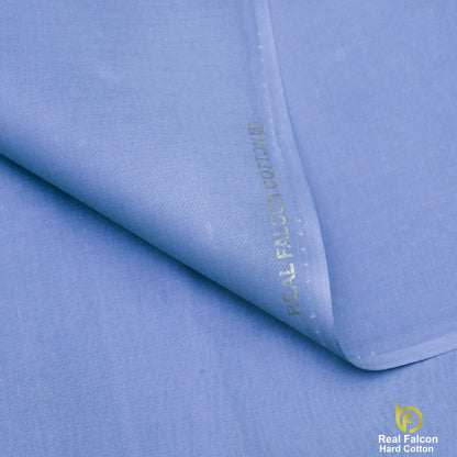 Brother Fabrics Real Falcon Hard Cotton – Sky Blue Premium Suiting Fabric