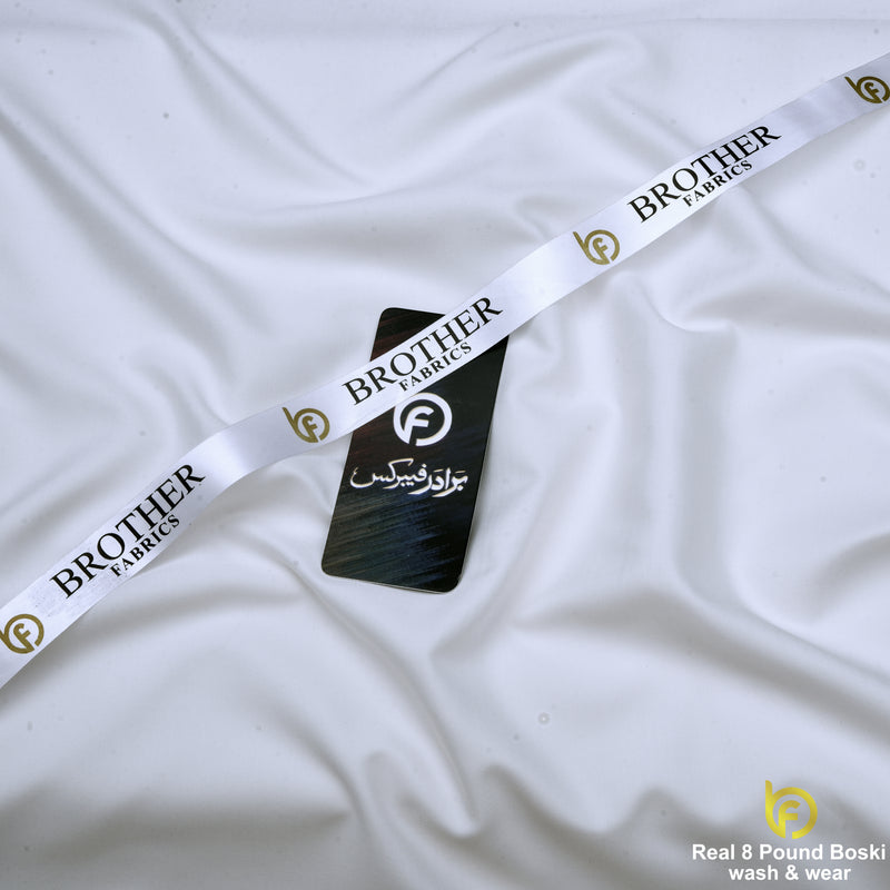 Arctic White Real 8 Pound Boski Wash & Wear | Brothers Fabrics