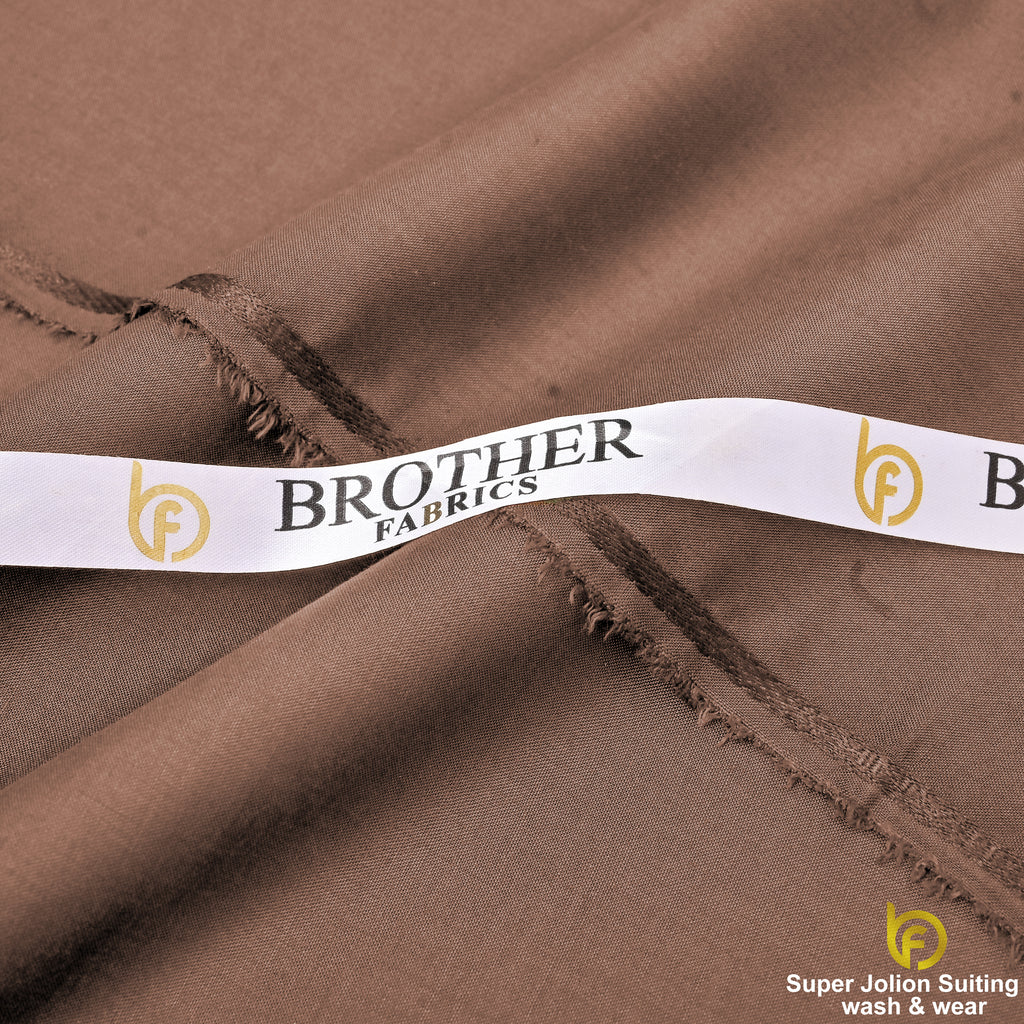 Super Jolion Wash & Wear Suiting Fabric – Coffee Brown