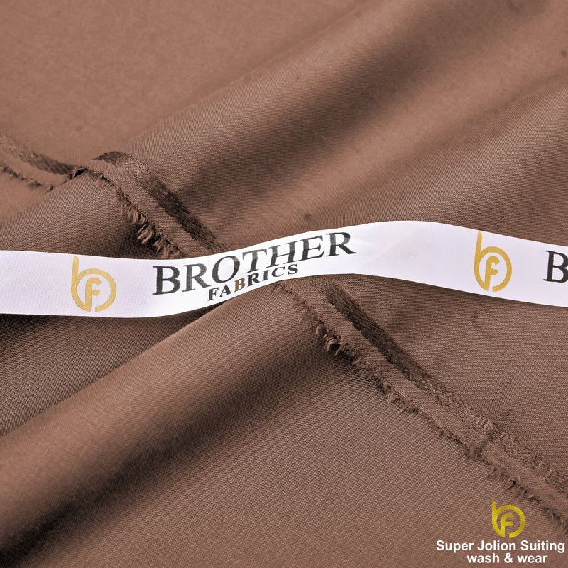 Super Jolion Wash & Wear Suiting Fabric – Coffee Brown